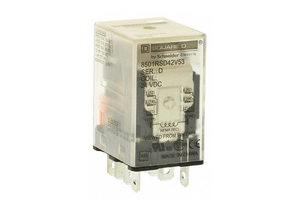 PLUG IN RELAY 8 PINS SQUARE BASE by Square D