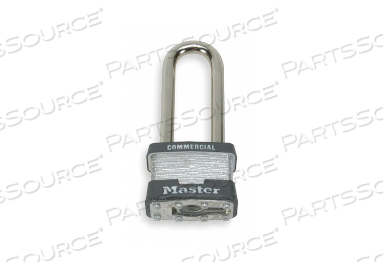 KEYED PADLOCK 3/4 IN RECTANGLE SILVER by Master Lock