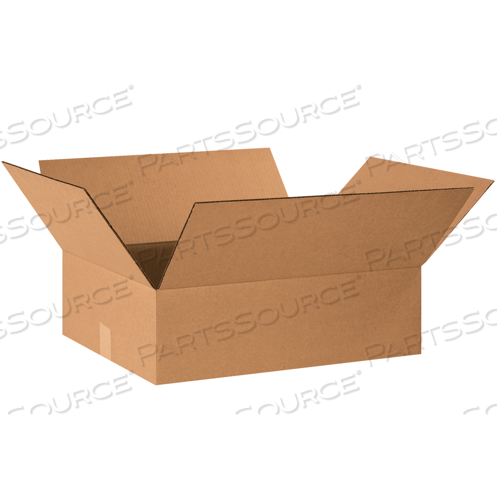 FLAT CORRUGATED BOXES, 20" X 15" X 6", KRAFT, 25/BUNDLE by BOX Partners (Box Acquisitions, LLC)