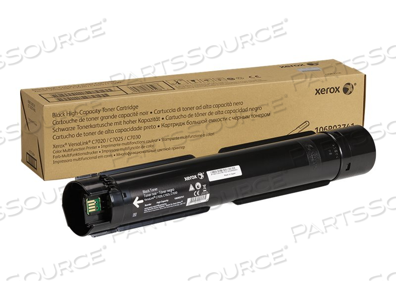 TONER CARTRIDGE, XEROX COMP VERSALINK C7020/C7025/C7030 BLACK 