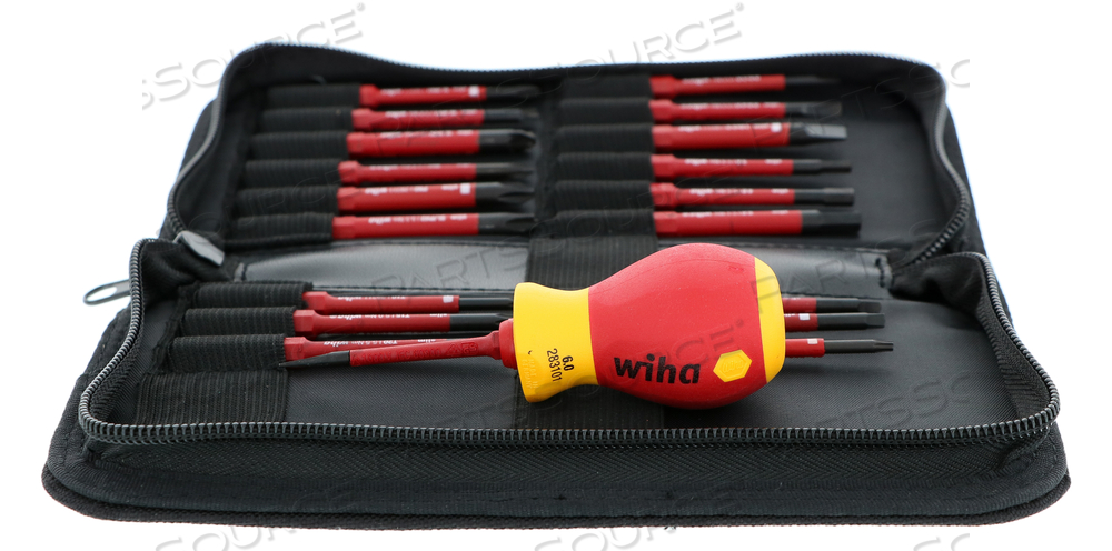 20 PIECE INSULATED SOFTFINISH SLIMLINE BLADE SET by Wiha Tools