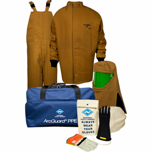 ARCGUARD KIT4SC100 LG10 100 CAL/CM2 ARC FLASH KIT, LG, GLOVE SIZE 10 by National Safety Apparel