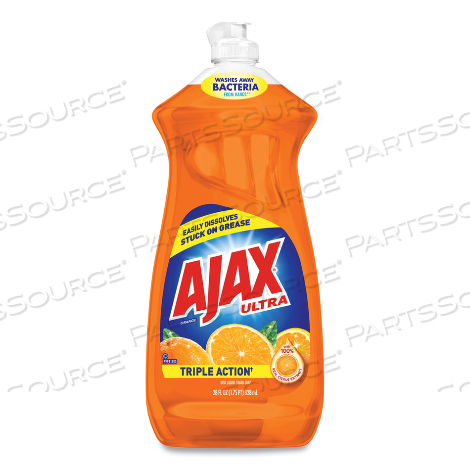 DISH DETERGENT, LIQUID, ORANGE SCENT, 28 OZ BOTTLE by Ajax DISH DETERGENT, LIQUID, ORANGE SCENT, 28 OZ BOTTLE by Ajax