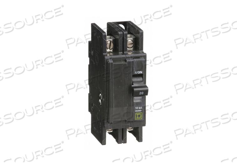CIRCUIT BREAKER 20A 120/240V 2P by Square D