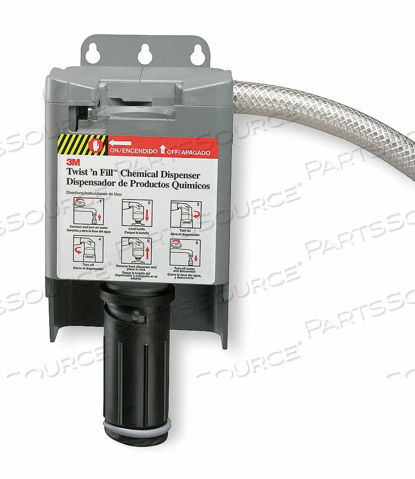 CHEMICAL DISPENSER CART WALL MOUNT by 3M Consumer