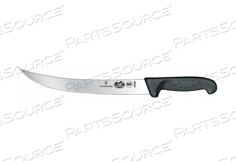 10 BUTCHER AND BREAKING KNIFE, BLACK FIBROX HANDLE 40538 by Victorinox Swiss Army