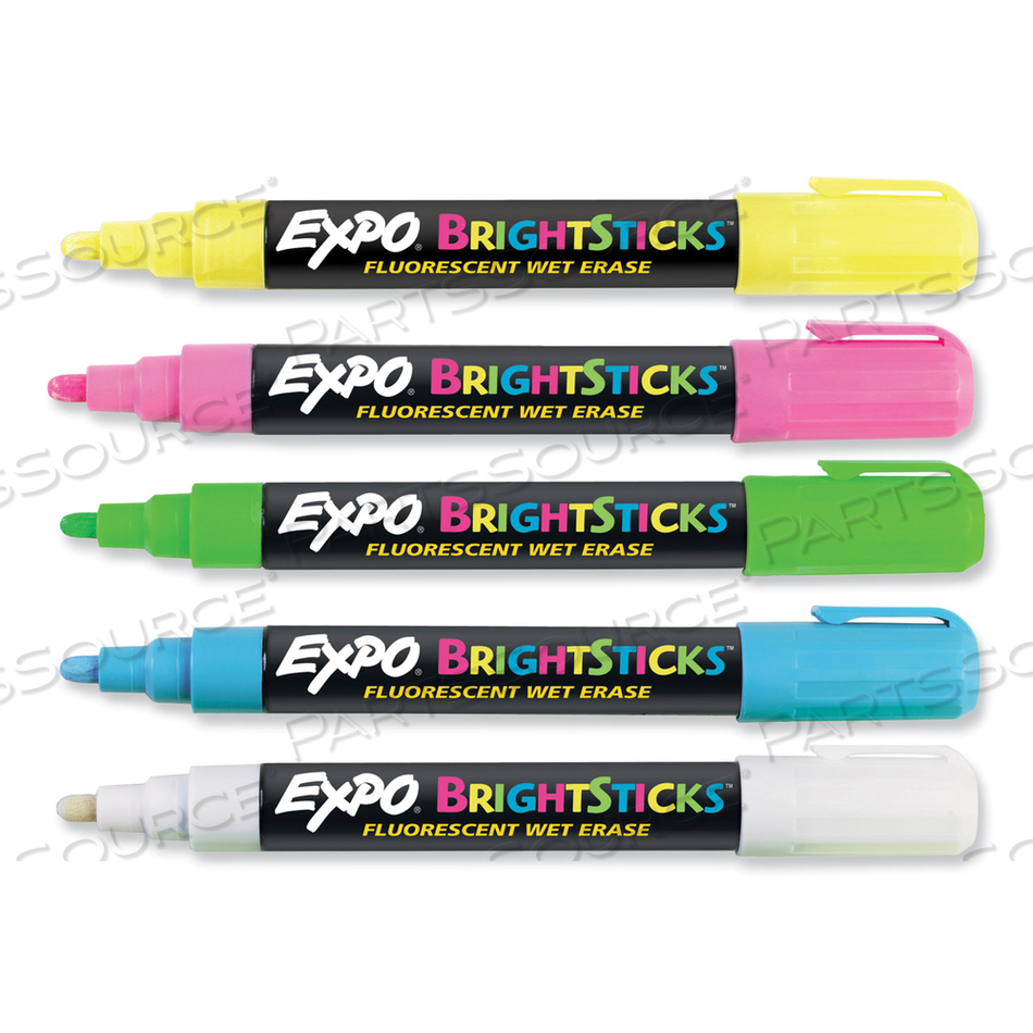 BRIGHT STICKS, MEDIUM BULLET TIP, ASSORTED COLORS by Expo