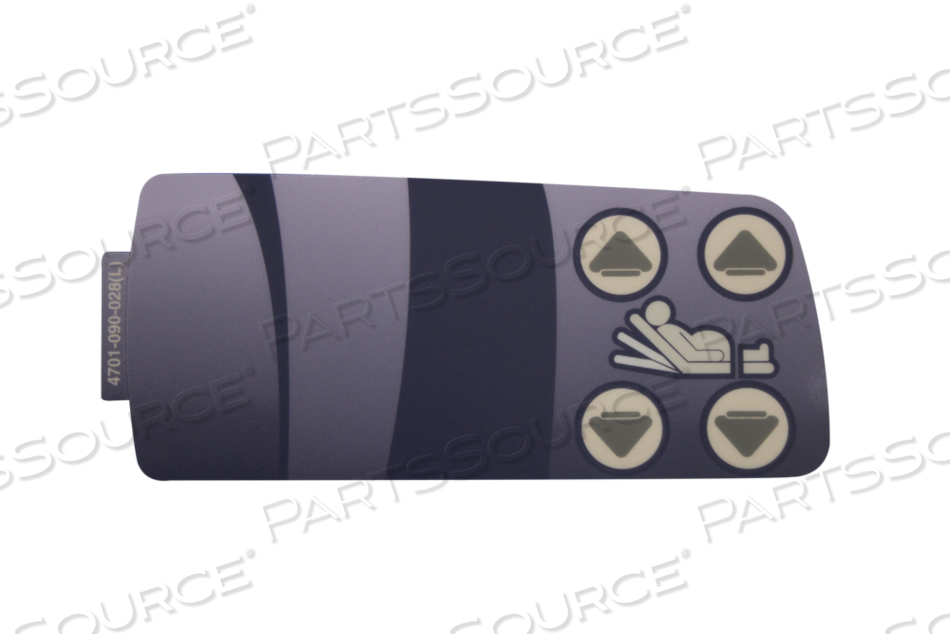 4701090028 Stryker Medical INNER LEFT LABEL, NO OPTIONS PartsSource PartsSource Healthcare