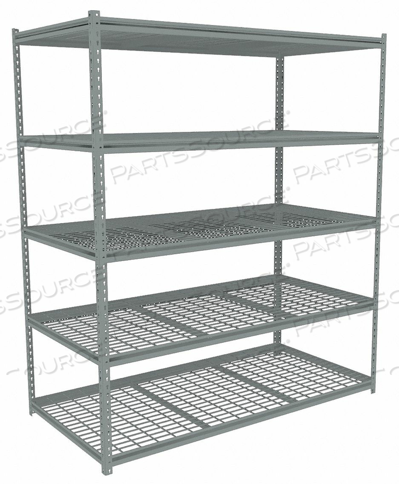 BOLTLESS SHELVING STARTER 84 H GRAY by Tennsco Corp. BOLTLESS SHELVING STARTER 84 H GRAY by Tennsco Corp.