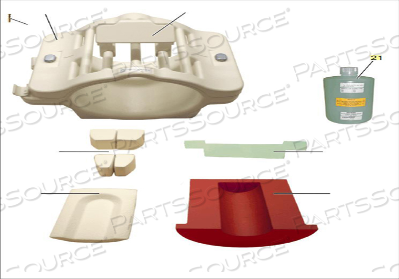 BOTTLE, PHANTOM, PLASTIC, 1900ML CAPACITY, FOR USE WITH: FOR MRI SCANNER by Siemens Medical Solutions