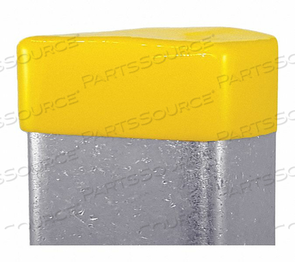 SAFETY END CAP 3-1/4 X1-5/8 YELLOW PK25 by Vast Strut