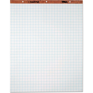DRILLED EASEL PADS, 27 X 34, 1" SQUARES, 50 BOND SHEETS/PAD, 4 PADS/CARTON by Tops