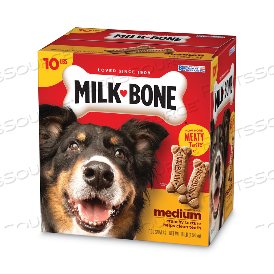 ORIGINAL MEDIUM SIZED DOG BISCUITS, 10 LBS by Milk-Bone ORIGINAL MEDIUM SIZED DOG BISCUITS, 10 LBS by Milk-Bone