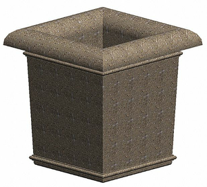 SECURITY PLANTER CONCRETE 36 IN H by Petersen Manufacturing Co. Inc.