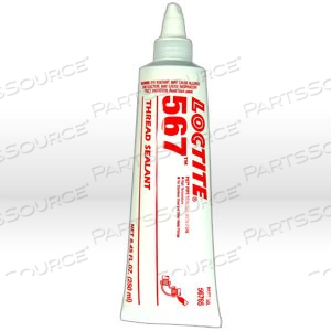 56765 LOCTITE THREAD SEALANT,567 PST THREAD SEALANT,HIGH TEMPERATURE,250 ML TUBE,WHITE by Loctite Brand