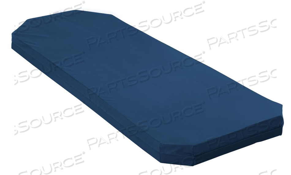 76" X 26" X 4" VISCO ANGLED STRETCHER PAD - BLUE by Medline Industries, Inc. 76" X 26" X 4" VISCO ANGLED STRETCHER PAD - BLUE by Medline Industries, Inc.