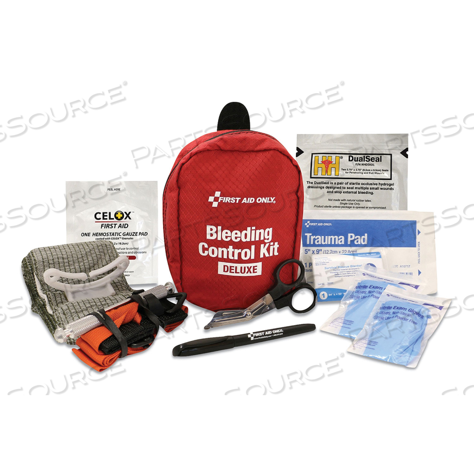DELUXE PRO BLEEDING CONTROL KIT by First Aid Only DELUXE PRO BLEEDING CONTROL KIT by First Aid Only