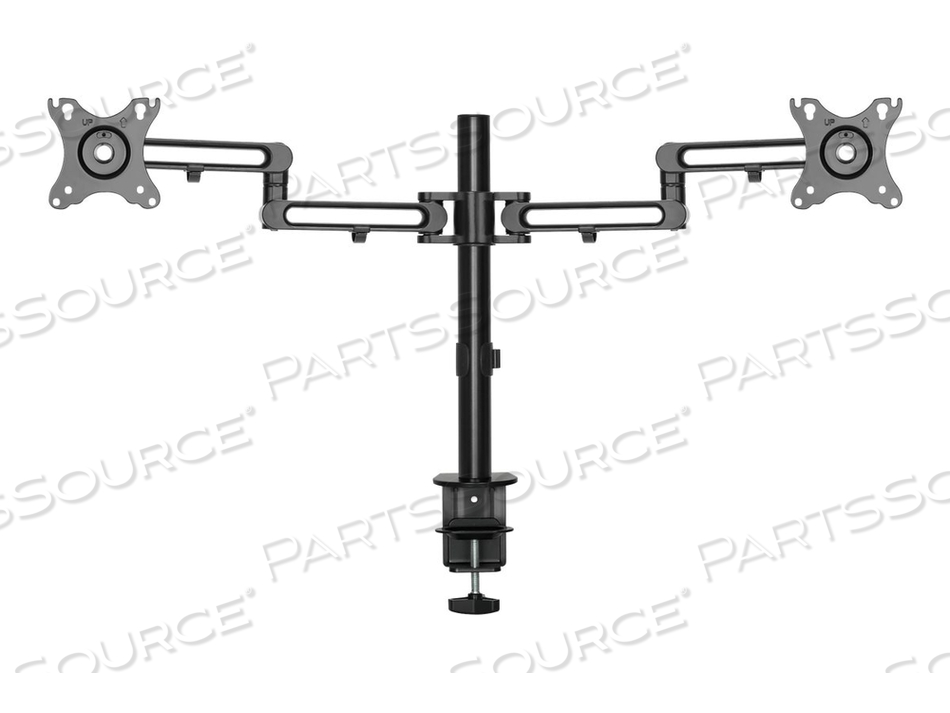 ARTICULATING, DUAL MONITOR ARM, 34.3IN WIDTH, 20.1IN HEIGHT, 4.1FT LENGTH, DESK MOUNTING TYPE, WITH ADJUSTABLE/TILT/SWIVEL/ROTATING by StarTech.com Ltd. ARTICULATING, DUAL MONITOR ARM, 34.3IN WIDTH, 20.1IN HEIGHT, 4.1FT LENGTH, DESK MOUNTING TYPE, WITH ADJUSTABLE/TILT/SWIVEL/ROTATING by StarTech.com Ltd.