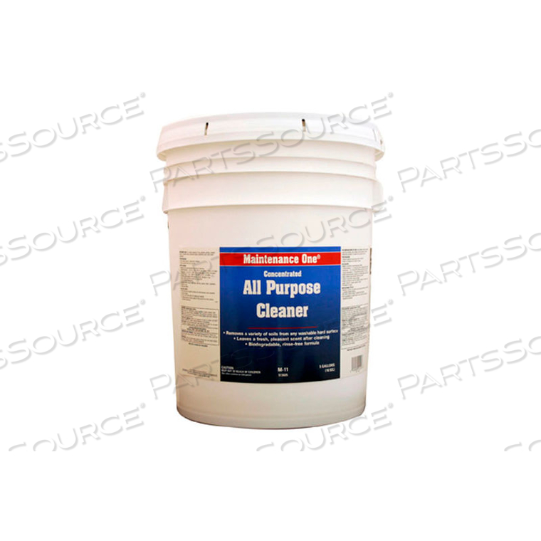 MAINTENANCE ONE CONCENTRATED ALL PURPOSE CLEANER, 5 GALLON PAIL by General Paint And Manufacturing