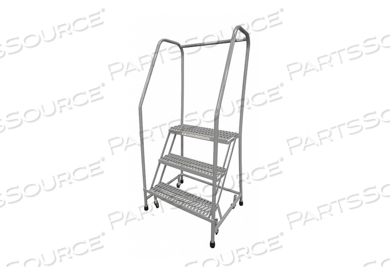 ROLLING LADDER STEEL 60IN. H. GRAY by Cotterman ROLLING LADDER STEEL 60IN. H. GRAY by Cotterman
