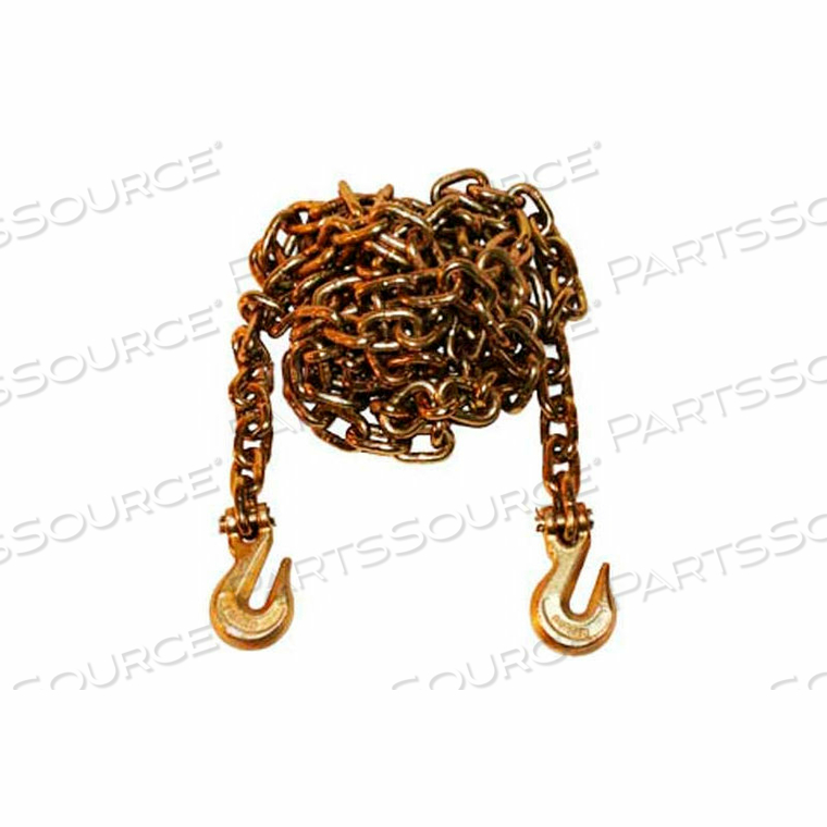 GRADE 43 HIGH TEST BINDER CHAIN - 3/8" DIA. - 5400 LB. CAP. - 25' BOX/BAG by Advantage Sales & Supply