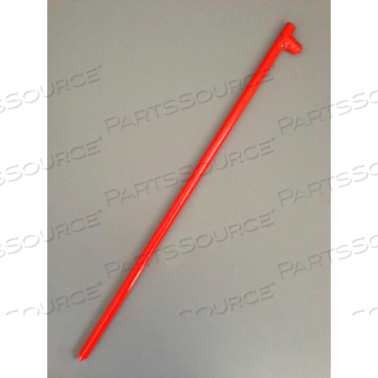 24" FORGED HEAD STAKE, ORANGE by Cutshaw Industries 24" FORGED HEAD STAKE, ORANGE by Cutshaw Industries