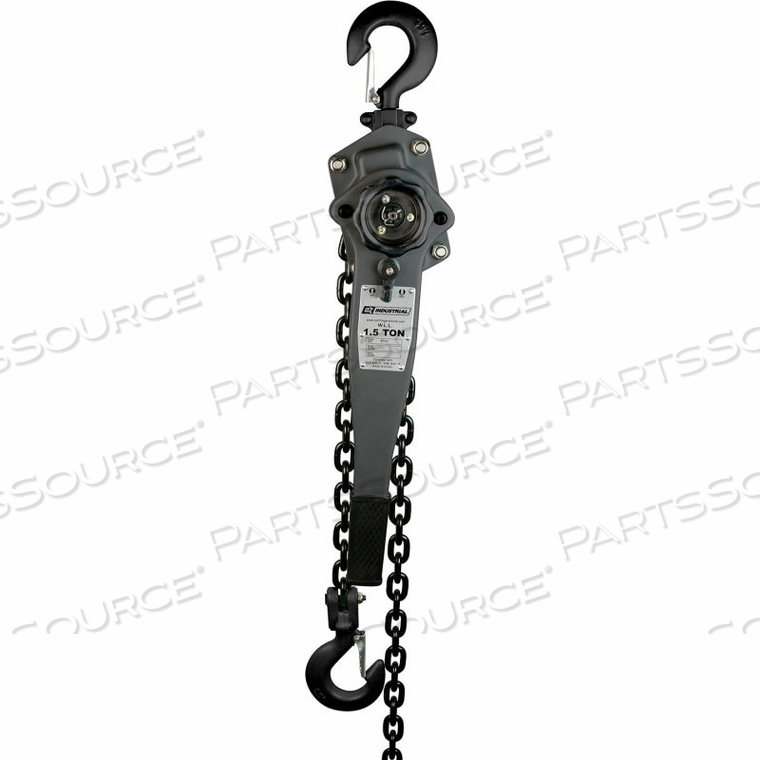 INDUSTRIAL LEVER HOIST 1-1/2 TON CAPACITY 15' LIFT by Oz Lifting Products INDUSTRIAL LEVER HOIST 1-1/2 TON CAPACITY 15' LIFT by Oz Lifting Products