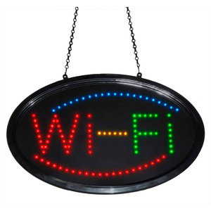 MYSTIGLO WI-FI LED DOT SIGN - 24"W X 14"H by CM Global