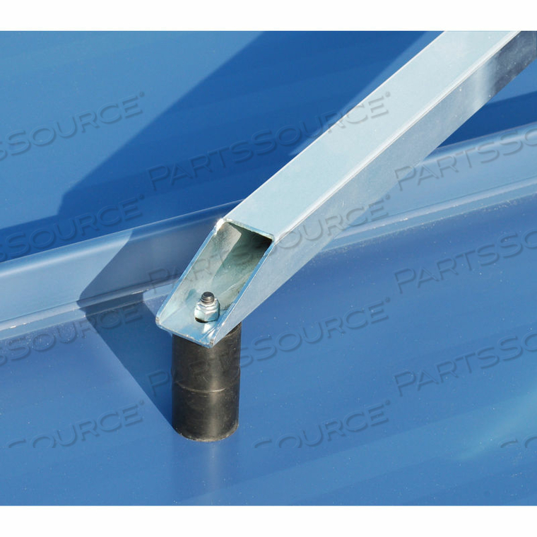 METAL ROOF FOLDING WARNING LINE, STEEL, 4 STANCHIONS AND 100' PENNANTS by Tie Down, Inc. METAL ROOF FOLDING WARNING LINE, STEEL, 4 STANCHIONS AND 100' PENNANTS by Tie Down, Inc.