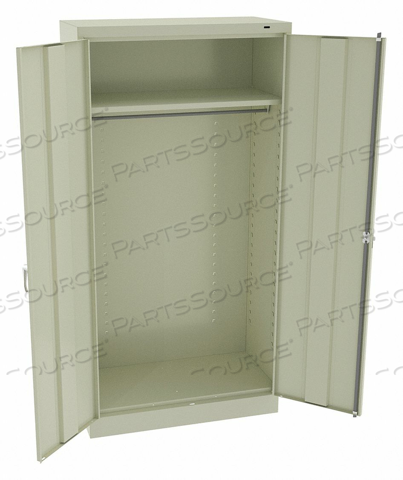 WARDROBE CAB 72 H 36 W CHAMPAGNE/PUTTY by Tennsco Corp. WARDROBE CAB 72 H 36 W CHAMPAGNE/PUTTY by Tennsco Corp.