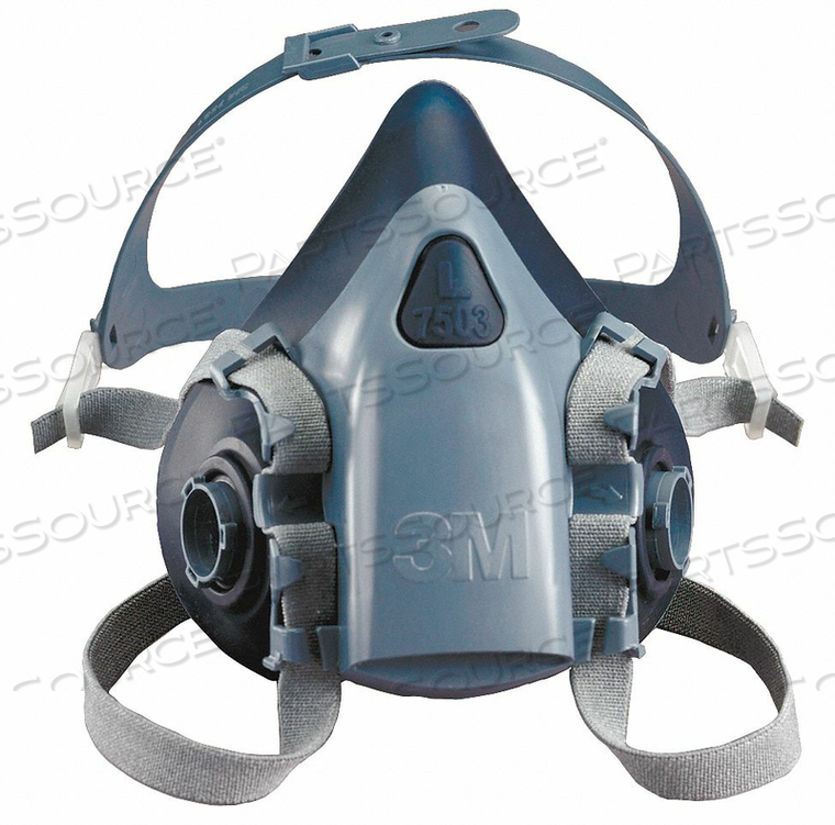F9175 HALF MASK RESPIRATOR SILICONE BLUE GRAY by 3M Consumer