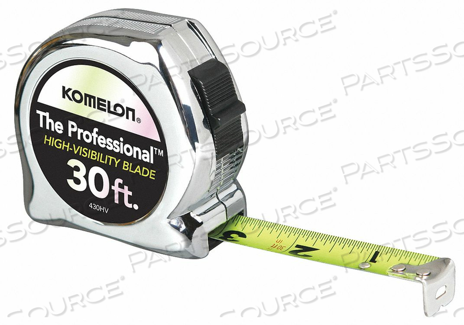 TAPE MEASURE 30 FT. 1 IN. STEEL by Komelon TAPE MEASURE 30 FT. 1 IN. STEEL by Komelon