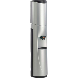 AQUAVERVE BOTTLELESS PACIFIK MODEL COMMERCIAL HOT/COLD WATER COOLER W/ FILTR - SILVER W/ BLACK TRIM by Elite Holdings Group