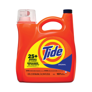 LIQUID LAUNDRY DETERGENT, ORIGINAL, 154 OZ BOTTLE, 4/CARTON by Tide