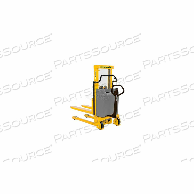 PALLETPAL PML-30 MOBILE LEVELER STACKER 3000 LB. CAP. FIXED FORKS 