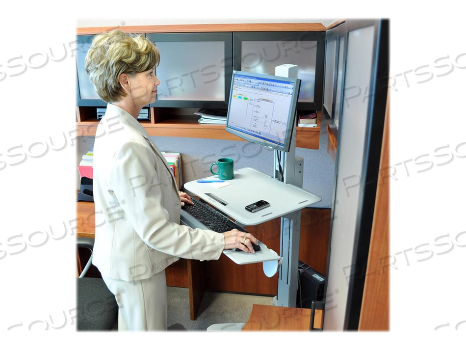 WORKFIT-C, SIT-STAND WORKSTATION by Ergotron, Inc.
