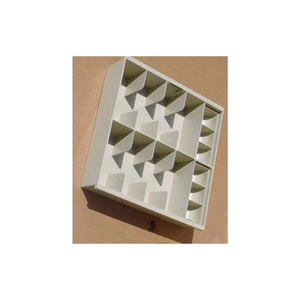 PLASTIC CASH TRAY P-40 - 8 CURRENCY COMPARTMENTS & 6 COIN COMPARTMENTS 15"W X 15"D X 3-5/16"H by Fenco