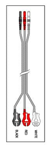 3 LEADWIRE SET DISPOSABLE 24" DIN/PINCH by Approved Vendor