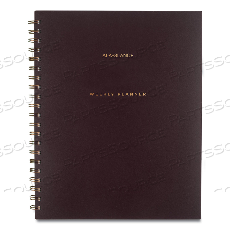 SIGNATURE LITE WEEKLY/MONTHLY PLANNER, 11 X 8.5, MAROON COVER, 12-MONTH (JAN TO DEC): 2023 