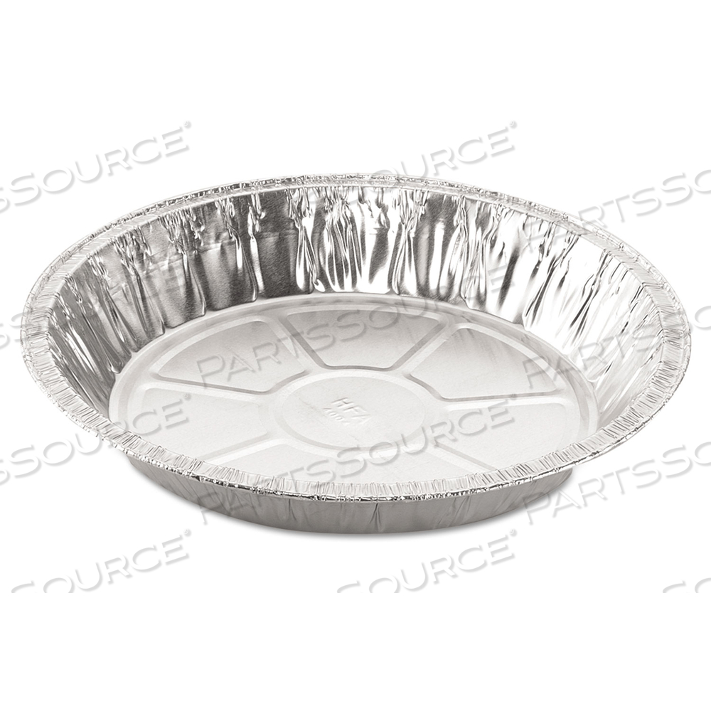 ROUND ALUMINUM CONTAINERS, 32 OZ, 9.03" DIAMETER X 1.25"H, SILVER by HFA ROUND ALUMINUM CONTAINERS, 32 OZ, 9.03" DIAMETER X 1.25"H, SILVER by HFA