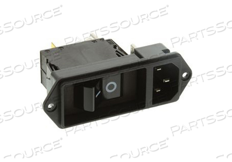 POWER ENTRY CONNECTOR, 15 A, 250 VAC, 2 POLES, PANEL MOUNTING, QUICK CONNECT by Newark / Element 14 POWER ENTRY CONNECTOR, 15 A, 250 VAC, 2 POLES, PANEL MOUNTING, QUICK CONNECT by Newark / Element 14