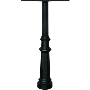 THE HANFORD TWIN POST ONLY (NO SUPPORT BRACE) WITH FLUTED BASE by Qualarc