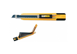 UTILITY KNIFE 5 1/2 IN YELLOW/BLACK by Olfa