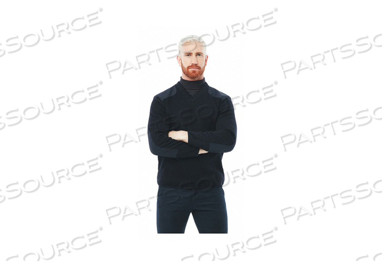 V-NECK MILITARY SWEATER DARK NAVY M by Cobmex V-NECK MILITARY SWEATER DARK NAVY M by Cobmex