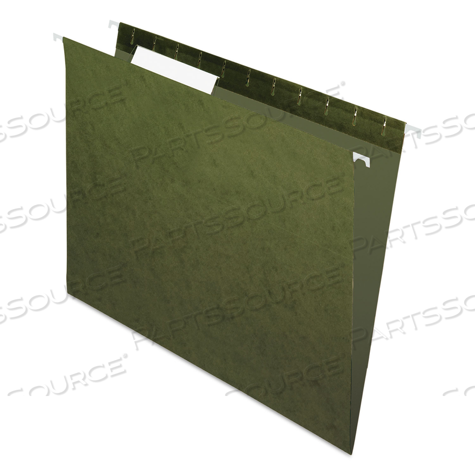 STANDARD GREEN HANGING FOLDERS, LETTER SIZE, 1/3-CUT TABS, STANDARD GREEN by Esselte Pendaflex Corp. STANDARD GREEN HANGING FOLDERS, LETTER SIZE, 1/3-CUT TABS, STANDARD GREEN by Esselte Pendaflex Corp.
