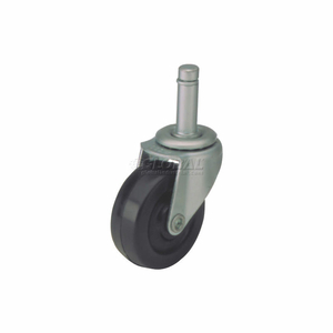 STANDARD CHAIR CASTER WITH SOFT RUBBER WHEEL - STEM TYPE C by Algood Casters Limited