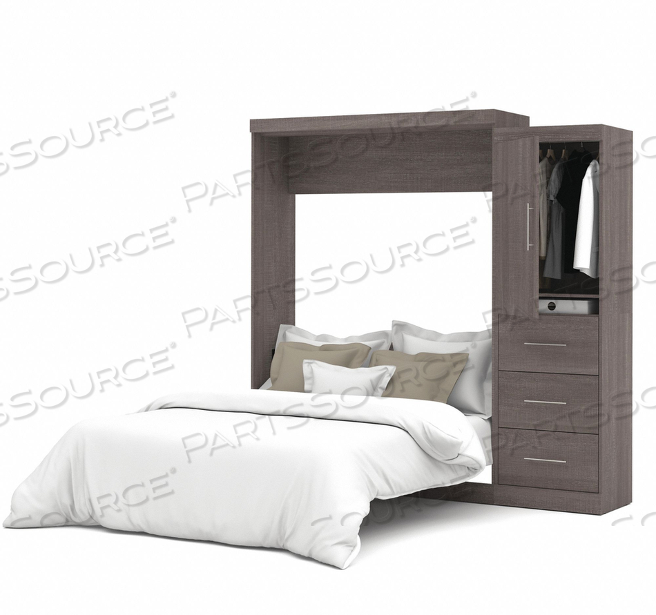 QUEEN WALL BED KIT BARK GRAY 90 