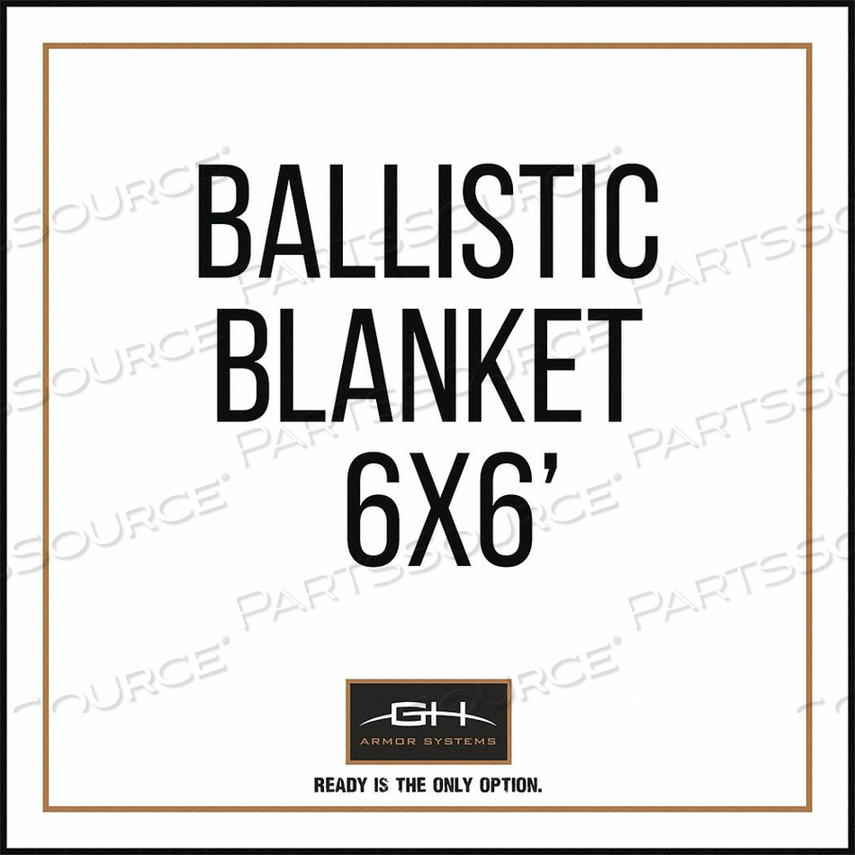 BALLISTIC BLANKET EXTERNAL 6 IN X 6 IN. by GH Armor Systems BALLISTIC BLANKET EXTERNAL 6 IN X 6 IN. by GH Armor Systems