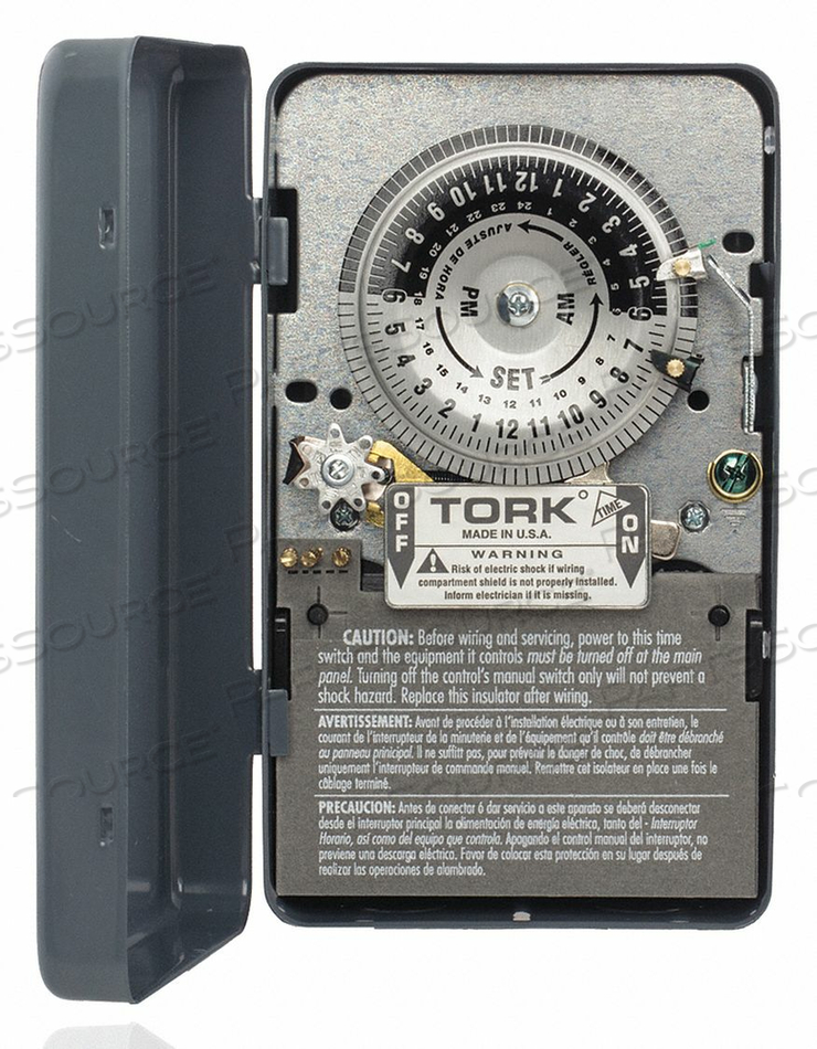 ELECTROMECHANICAL TIMER, 20 MIN ON, 75 MIN OFF by Tork ELECTROMECHANICAL TIMER, 20 MIN ON, 75 MIN OFF by Tork