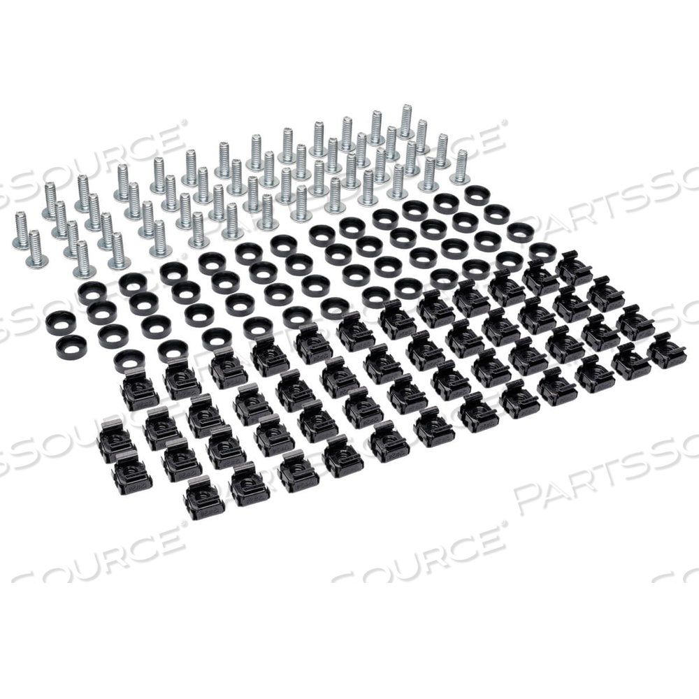 50PC RACK ENCLOSURE SQUARE HOLE HARDWARE 12-24 SCREWS & WASHERS by Tripp Lite